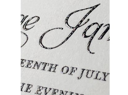 Resins with excellent melting & flow for Thermographic Printing