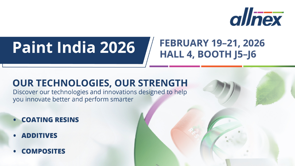 allnex at Paint India 2026: Driving the Future of Coatings 