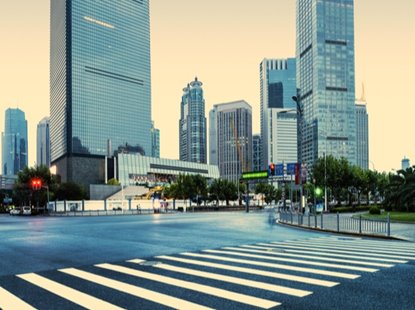 Waterborne road line marking