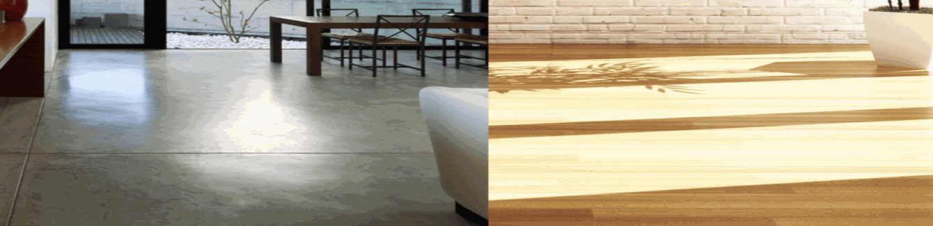 Wood & Concrete Flooring